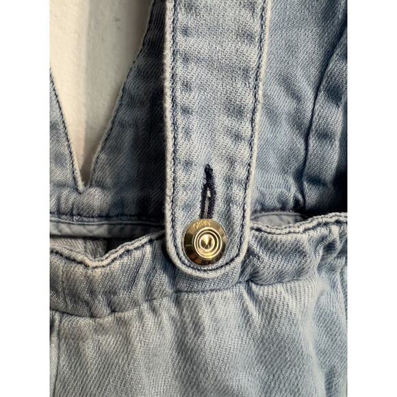 Chloe Denim Overalls Jumper Jeans Girls Kids 5 Blue Pants - Picture 5 of 15